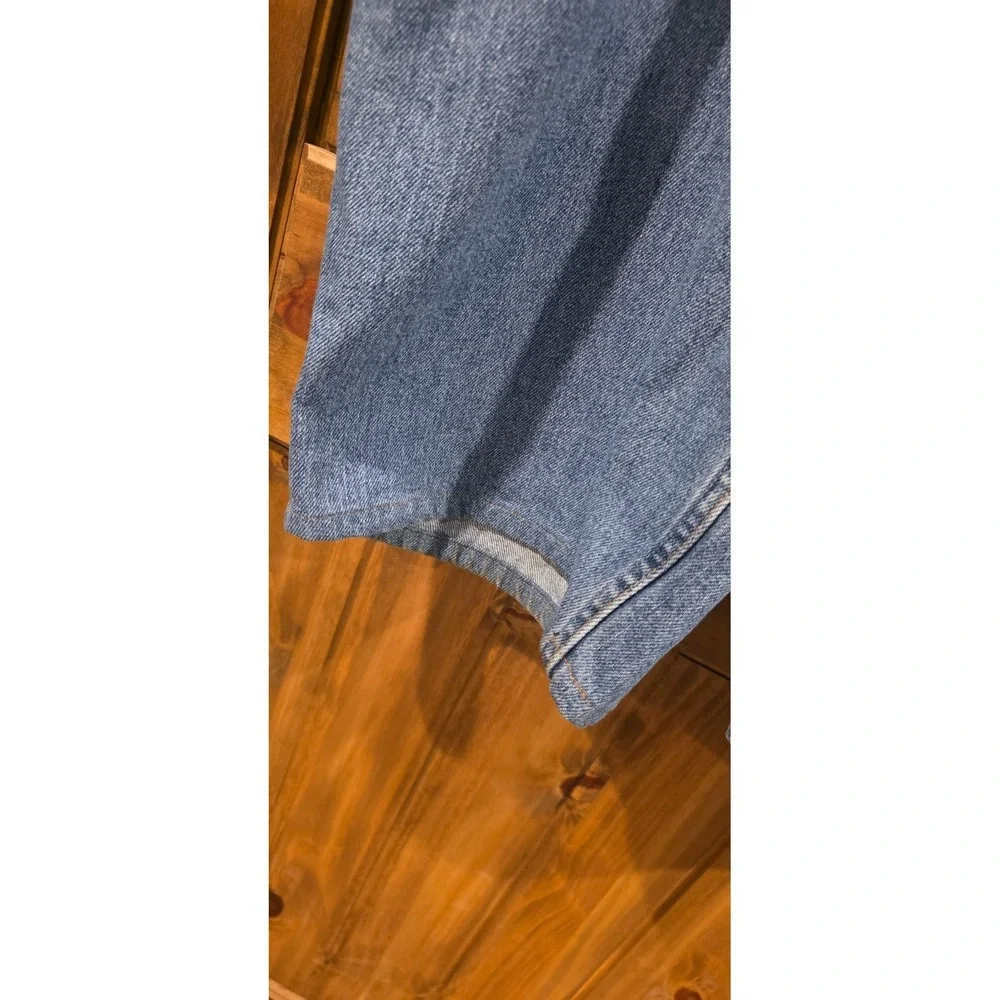 Levi's 550 Straight Jeans Mens W54 L30‎ Blue Denim Relaxed Fit Medium Wash